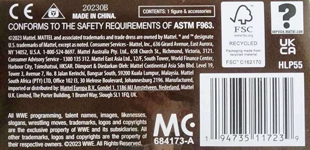 “Million Dollar Man” Ted DiBiase - Mattel (Mattel Elite Collection Legends) action figure collectible [Barcode 194735117239] - Main Image 4