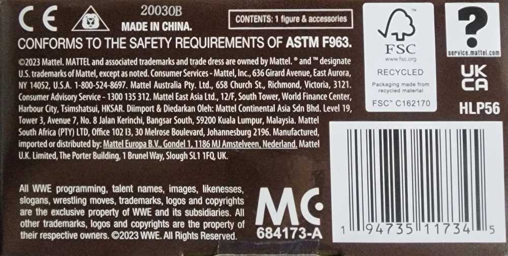 Mr. Perfect - Mattel (WWE Elite Collection Legends (Series 20)) action figure collectible [Barcode 194735117345] - Main Image 4