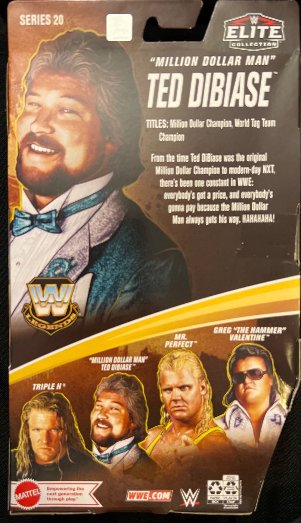 Ted Diabse Million Dollar Man Elite Chase - Mattel (WWE Legends Series 20) action figure collectible [Barcode 194735117239] - Main Image 2