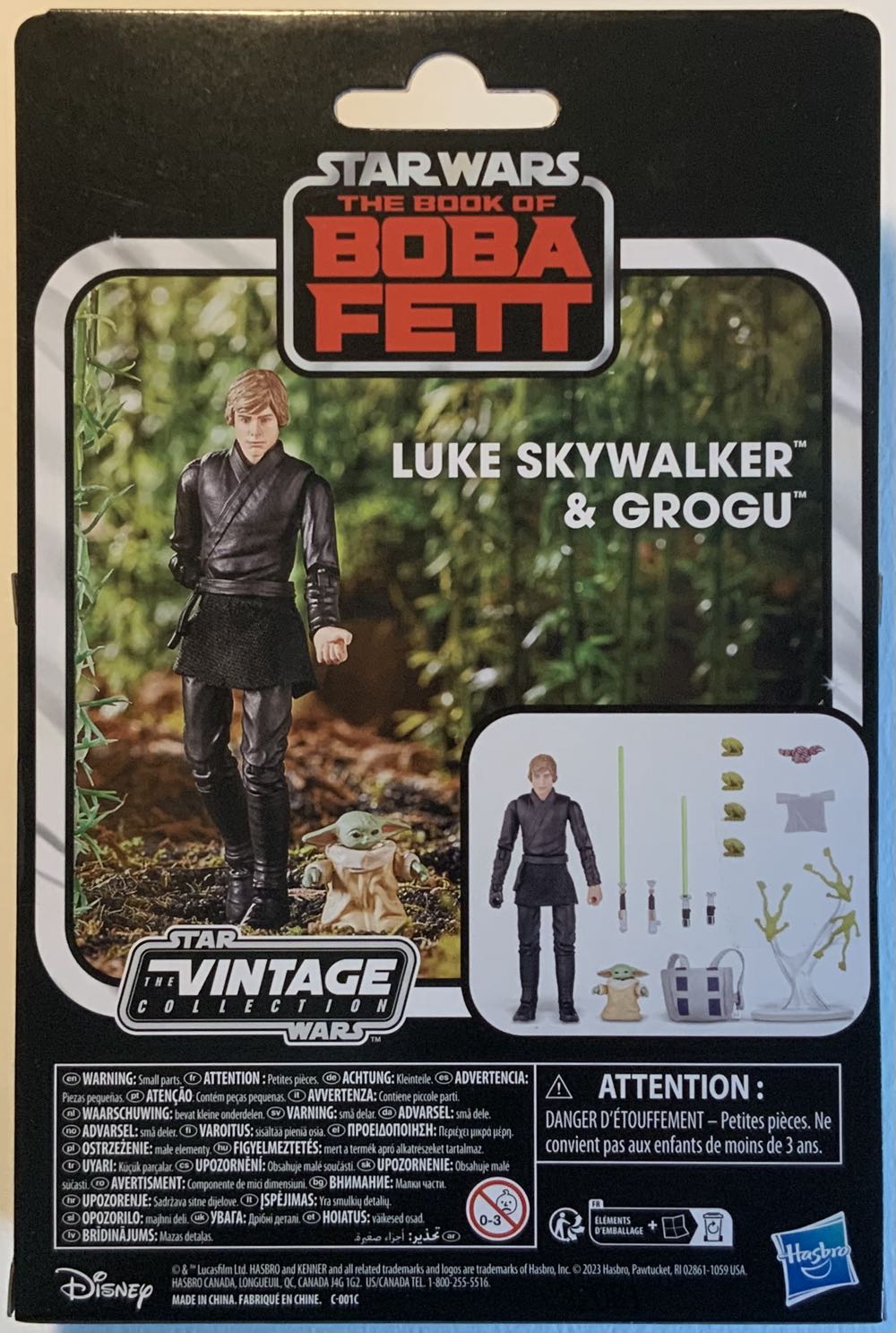 Grogu - Disney / Hasbro (Vintage Collection 3.75” 2018- Now: Deluxe) action figure collectible [Barcode 5010996134288] - Main Image 2