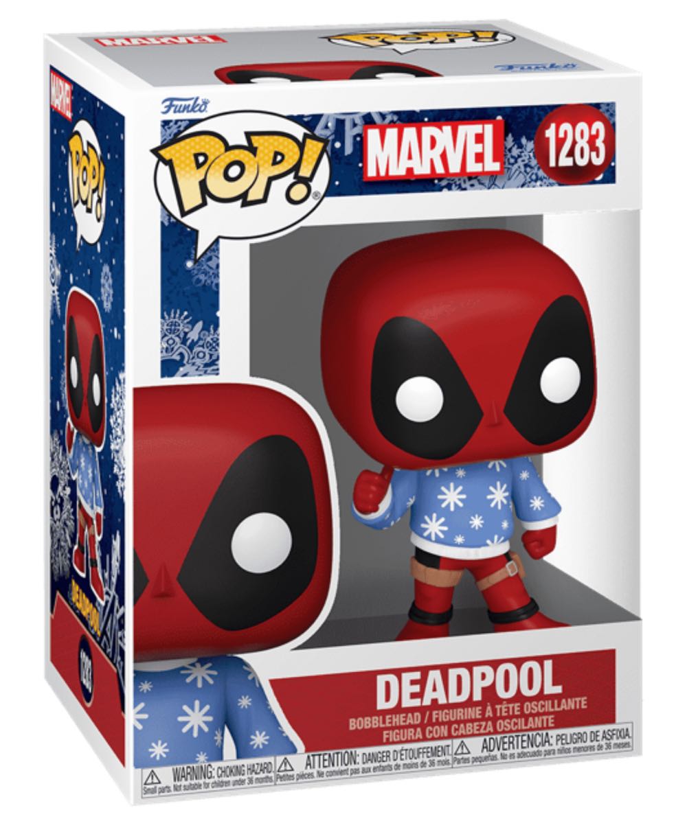 Deadpool Holiday (Marvel) #1283 - Funko (Deadpool) action figure collectible [Barcode 889698721875] - Main Image 2