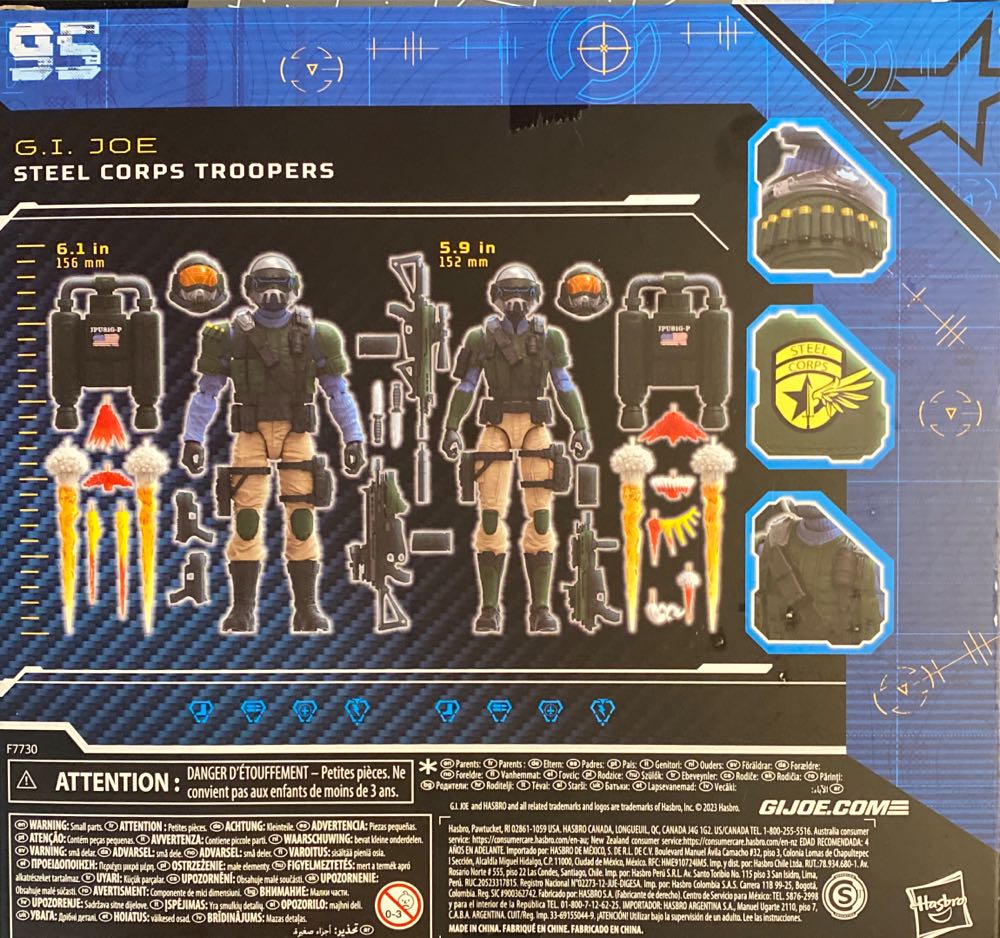 Steel Corps Troopers - #95 (Female) - Hasbro (G.I. Joe) action figure collectible [Barcode 5010996146823] - Main Image 2