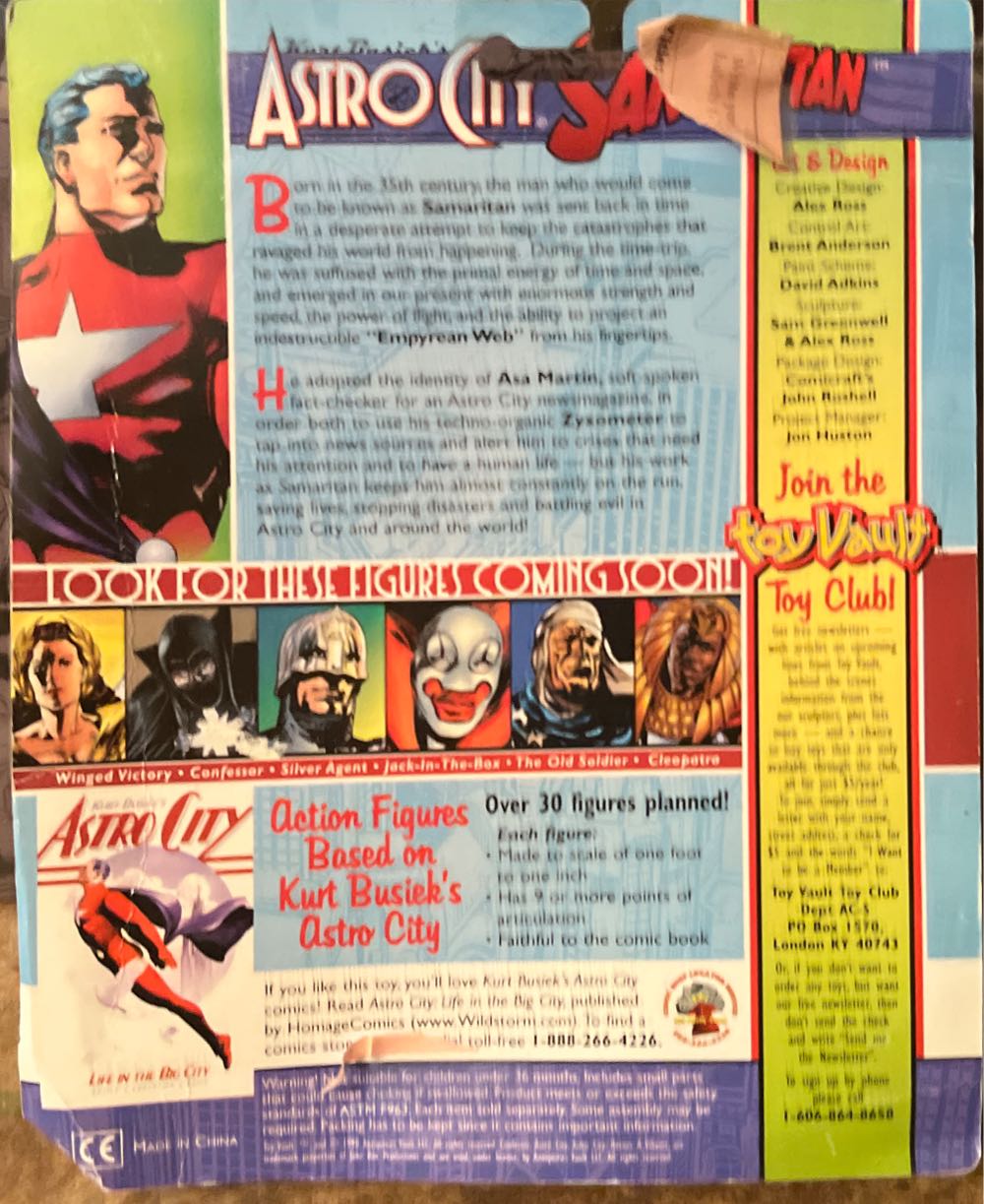 Samaritan - Zj (Astro City) action figure collectible [Barcode 651174030029] - Main Image 2