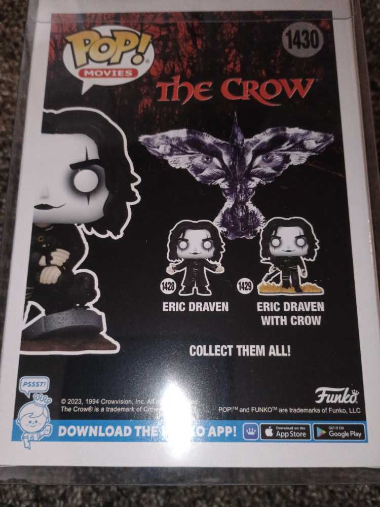 The Crow: Eric Draven On Tombstone #1430 - Funko (The Crow) action figure collectible [Barcode 889698742863] - Main Image 2