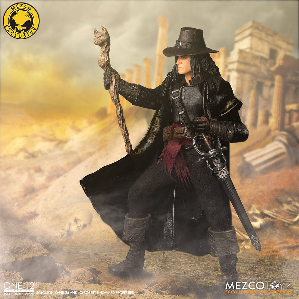 Solomon Kane (One:12 Mezco) - Mezco Toyz - One:12 Collective (One:12 Collective - Solomon Kane) action figure collectible [Barcode 696198761849] - Main Image 3