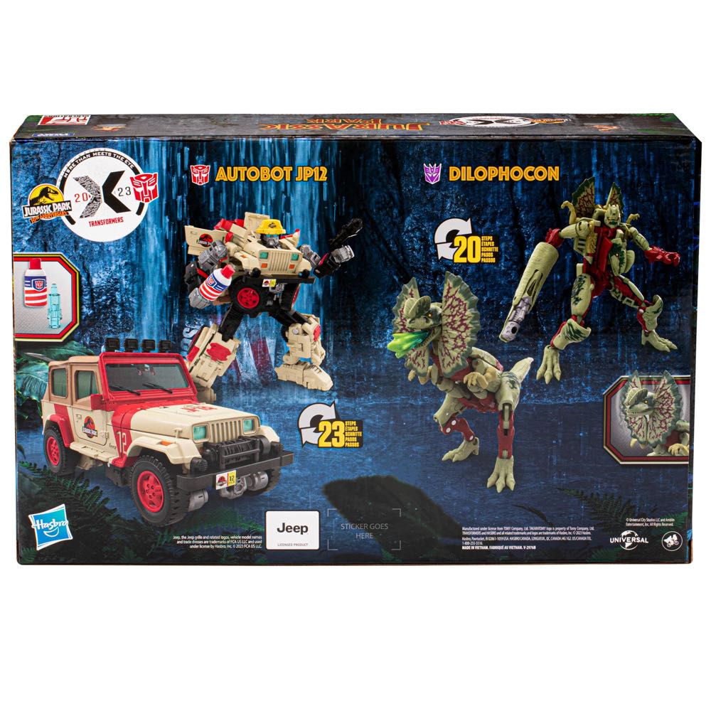 Transformers X: Dilophocon & JP12 2-Pack - Hasbro (Transformers Collaborative) action figure collectible [Barcode 5010996145901] - Main Image 4