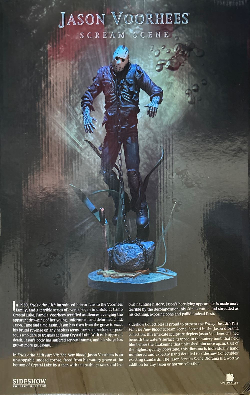 Sideshow: Friday The 13th Part VII Jason Voorhees Scream Scene - Sideshow Collectibles (Friday The 13th Part VII The New Blood) action figure collectible [Barcode 747720210776] - Main Image 2
