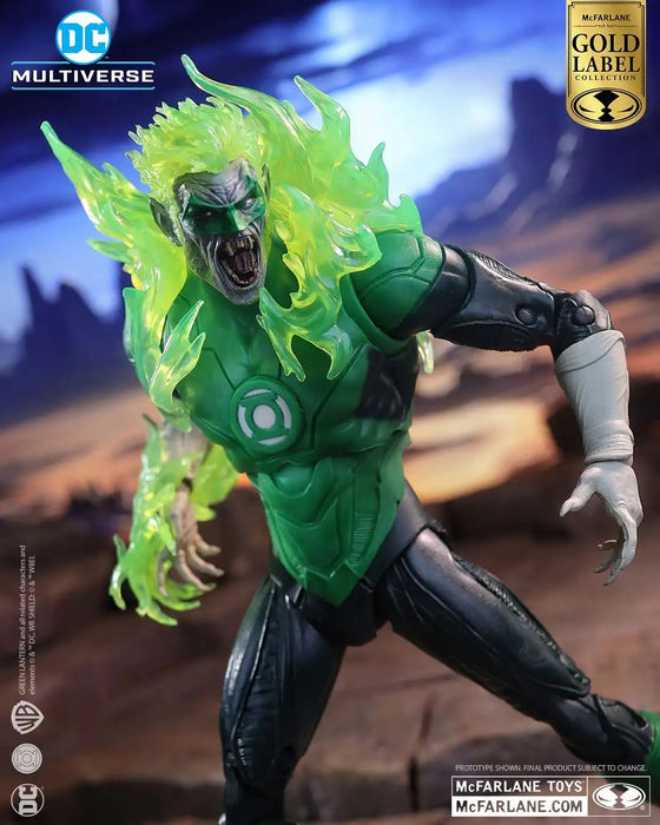 Green Lantern (DC vs.Vampires - Gold Label) - McFarlane Toys (Dc Vs Vampires) action figure collectible [Barcode 787926170375] - Main Image 2