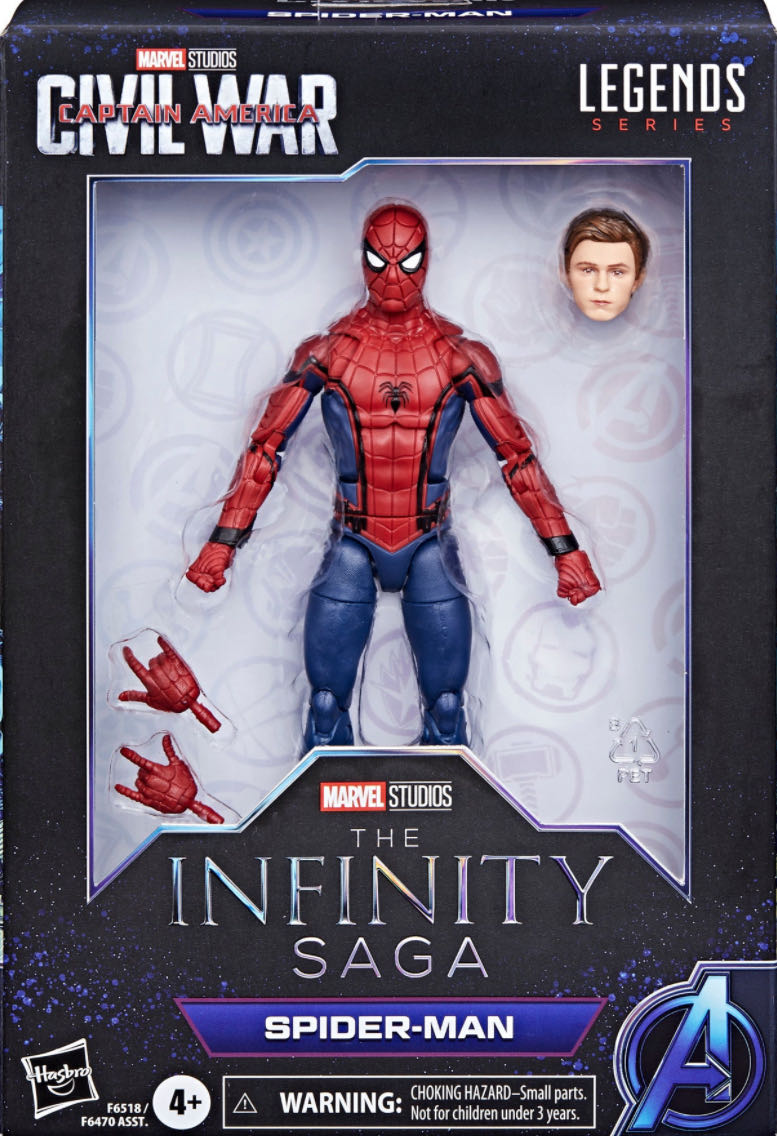 Spider-Man (MCU) Civil War - Hasbro: The Infinity Saga (Hasbro: Infinity Saga - Spider-Man (Civil War)) action figure collectible - Main Image 2