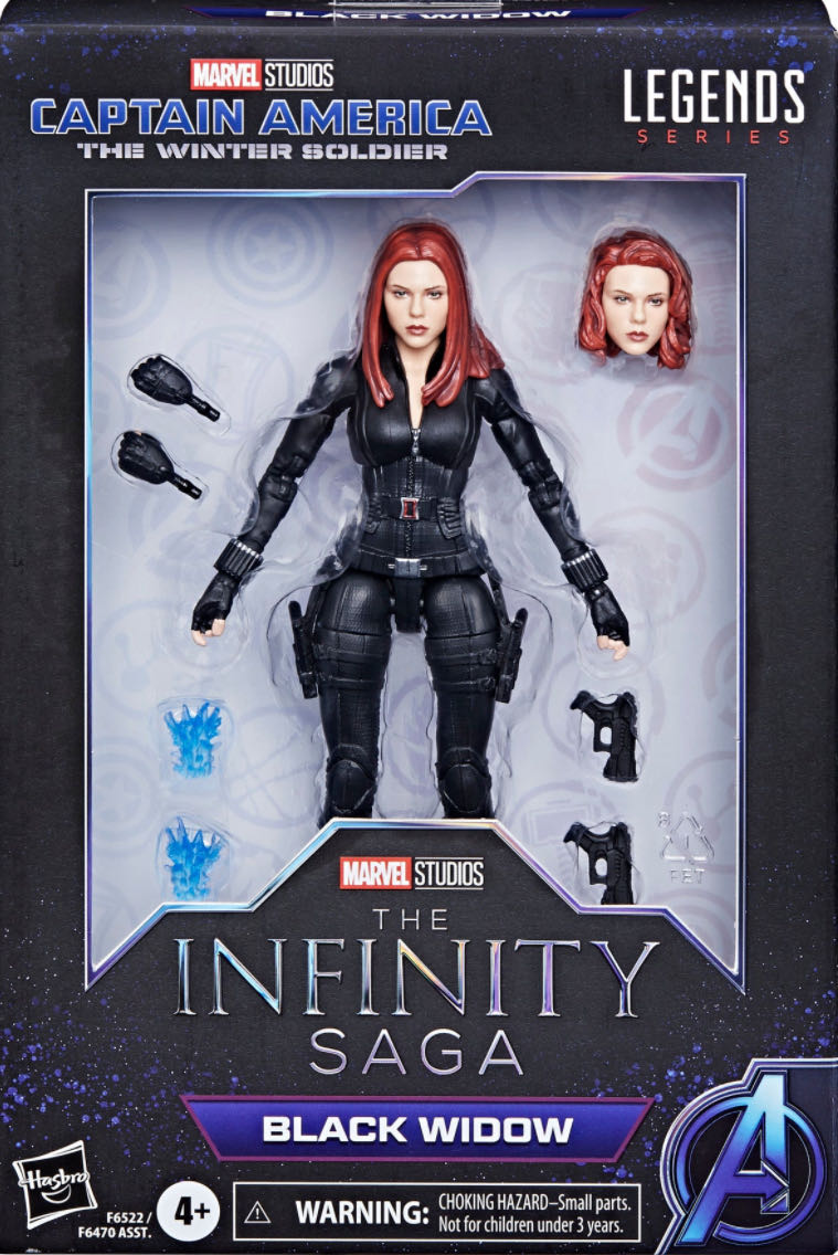 Black Widow (MCU) Winter Soldier - Hasbro: The Infinity Saga (Hasbro: Infinity Saga - Black Widow (Winter Soldier)) action figure collectible - Main Image 2