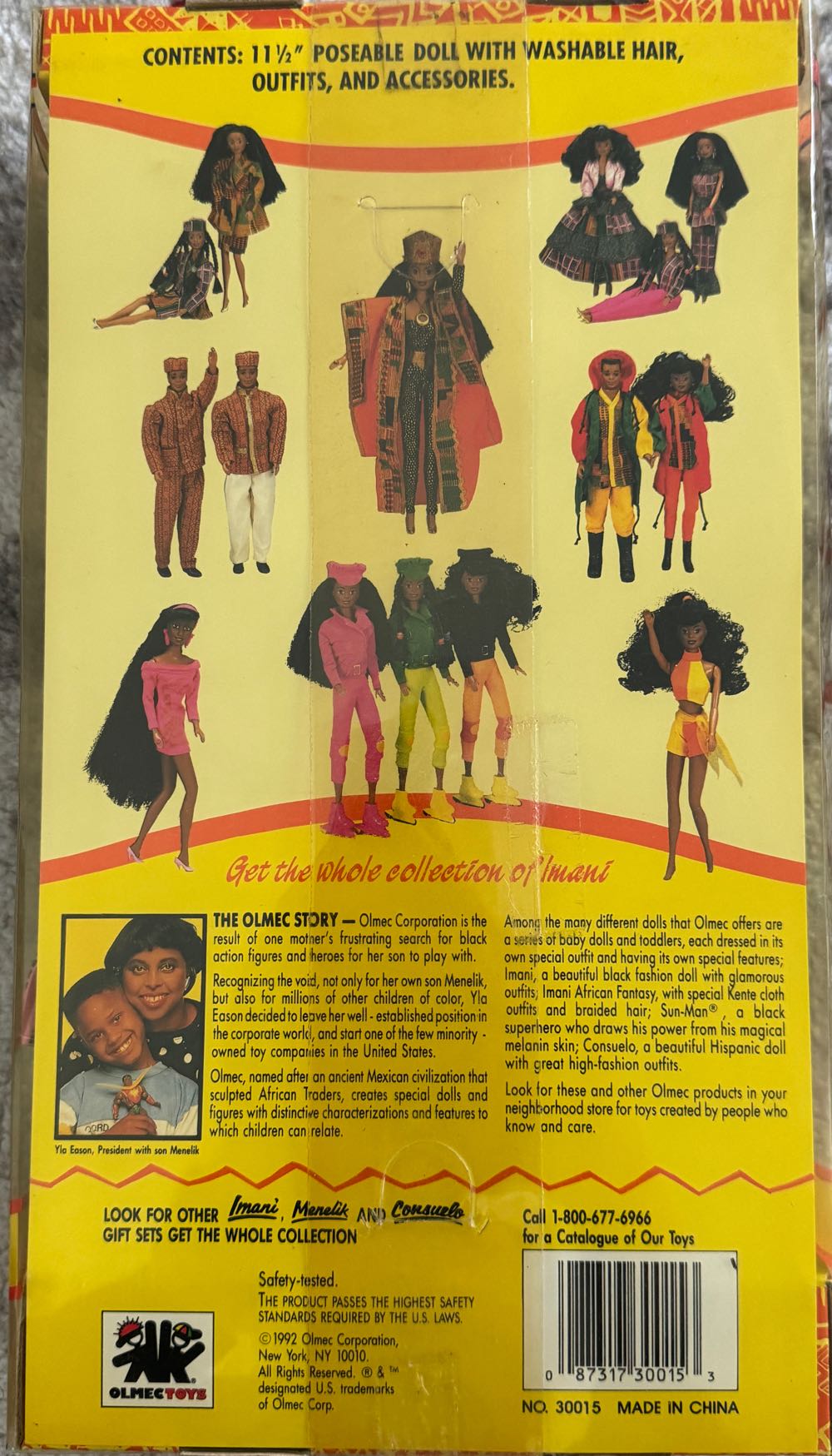 Imani African American Princess - Olmec Toys action figure collectible [Barcode 087317300153] - Main Image 2