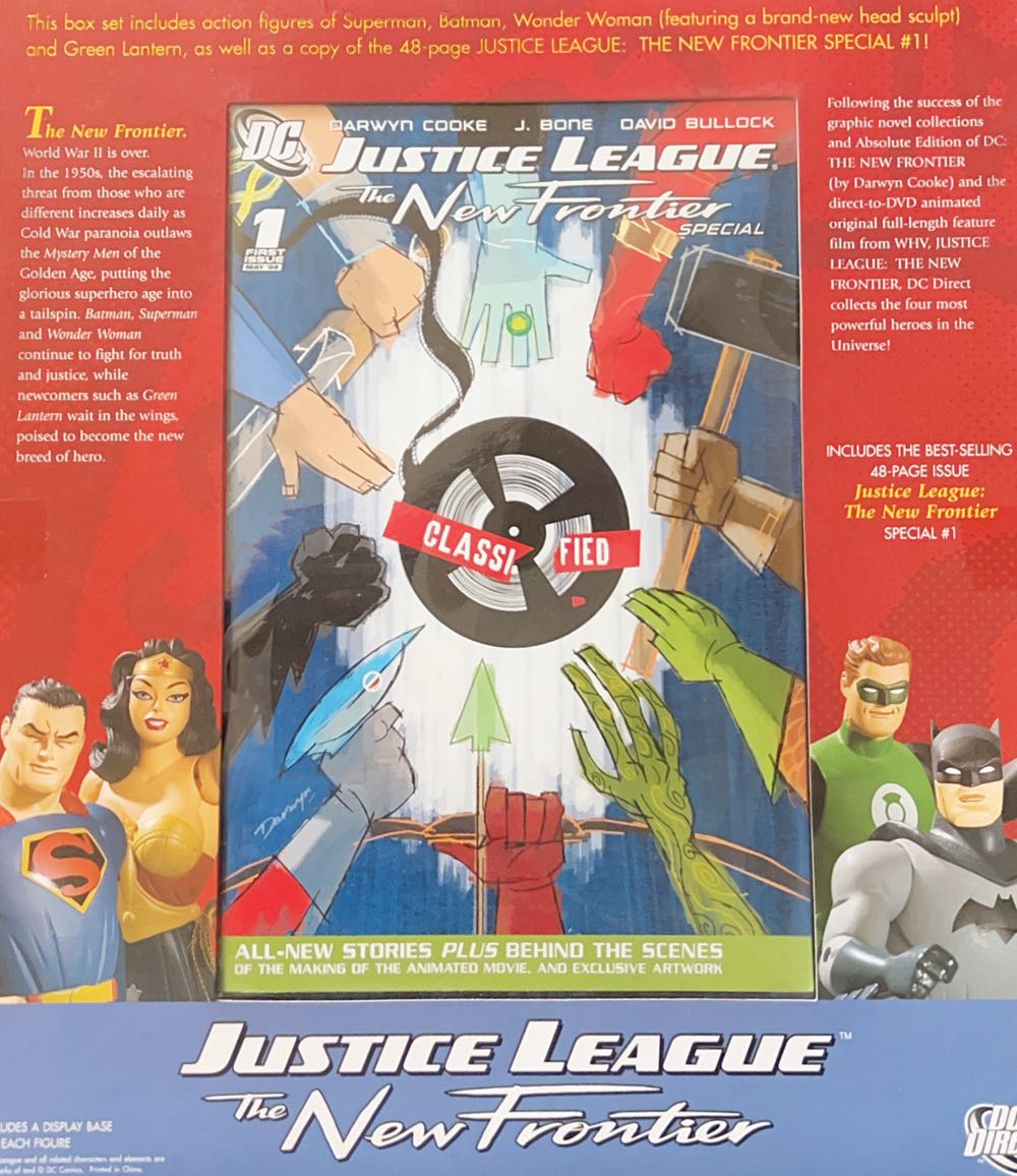The New Frontier Box Set - DC Direct (DC Direct Justice League The New Frontier) action figure collectible [Barcode 761941278582] - Main Image 2