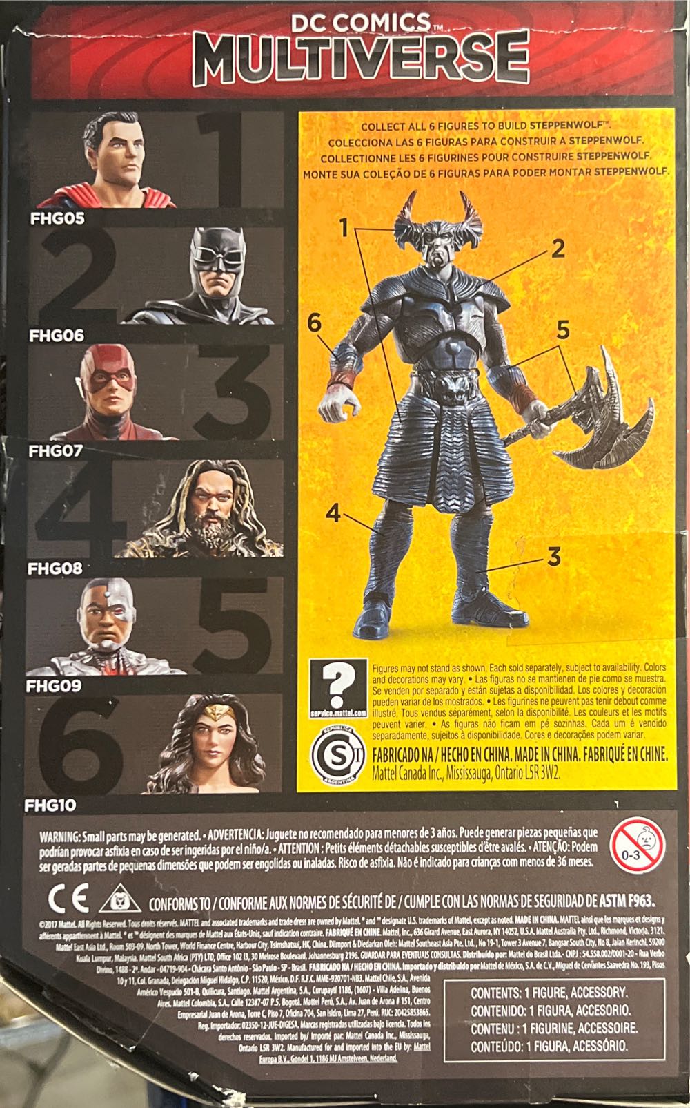 Aquaman - JL 21: Mattel - Mattel - DC Comics (Justice League 21) action figure collectible - Main Image 2