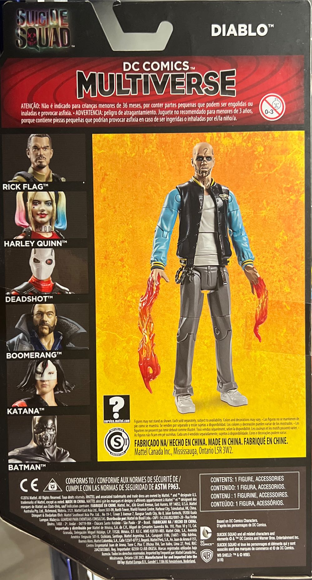 Diablo - Suicide Squad: Mattel - Mattel - DC Comics (Suicide Squad) action figure collectible - Main Image 2