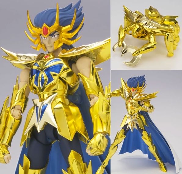 Caballeros Del Zodiaco Revival Gold 4 Cancer Myth Cloth Ex - Bandai Tamashii (Saint Myth Cloth EX) action figure collectible [Barcode 4573102641762] - Main Image 3