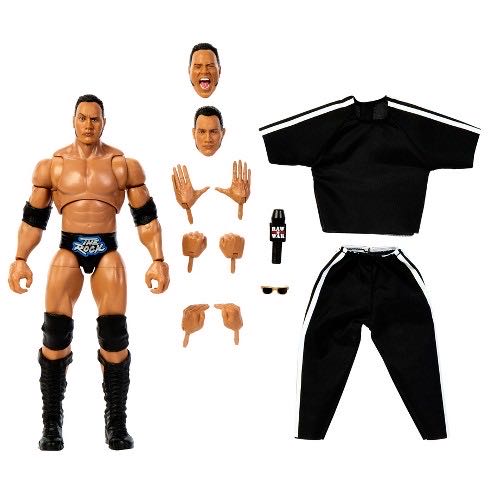 The Rock - Mattel (WWE Ultimate Edition Legends) action figure collectible [Barcode 194735115655] - Main Image 3