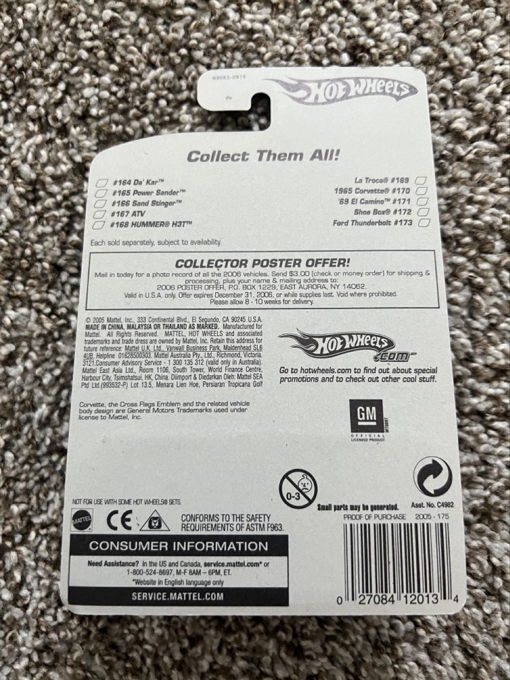 Corvette C6 (#175) - Mattel (Hotwheels 2005) action figure collectible - Main Image 2