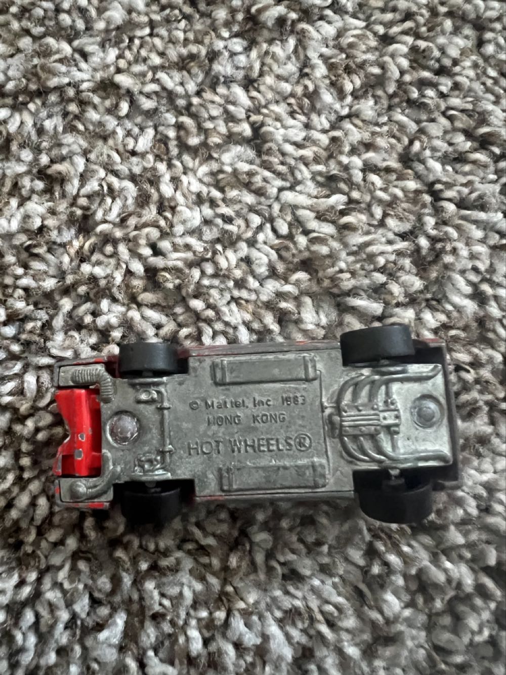 Smash Mobile (Red) - Mattel (Hotwheels Loose Crack-Ups) action figure collectible - Main Image 2