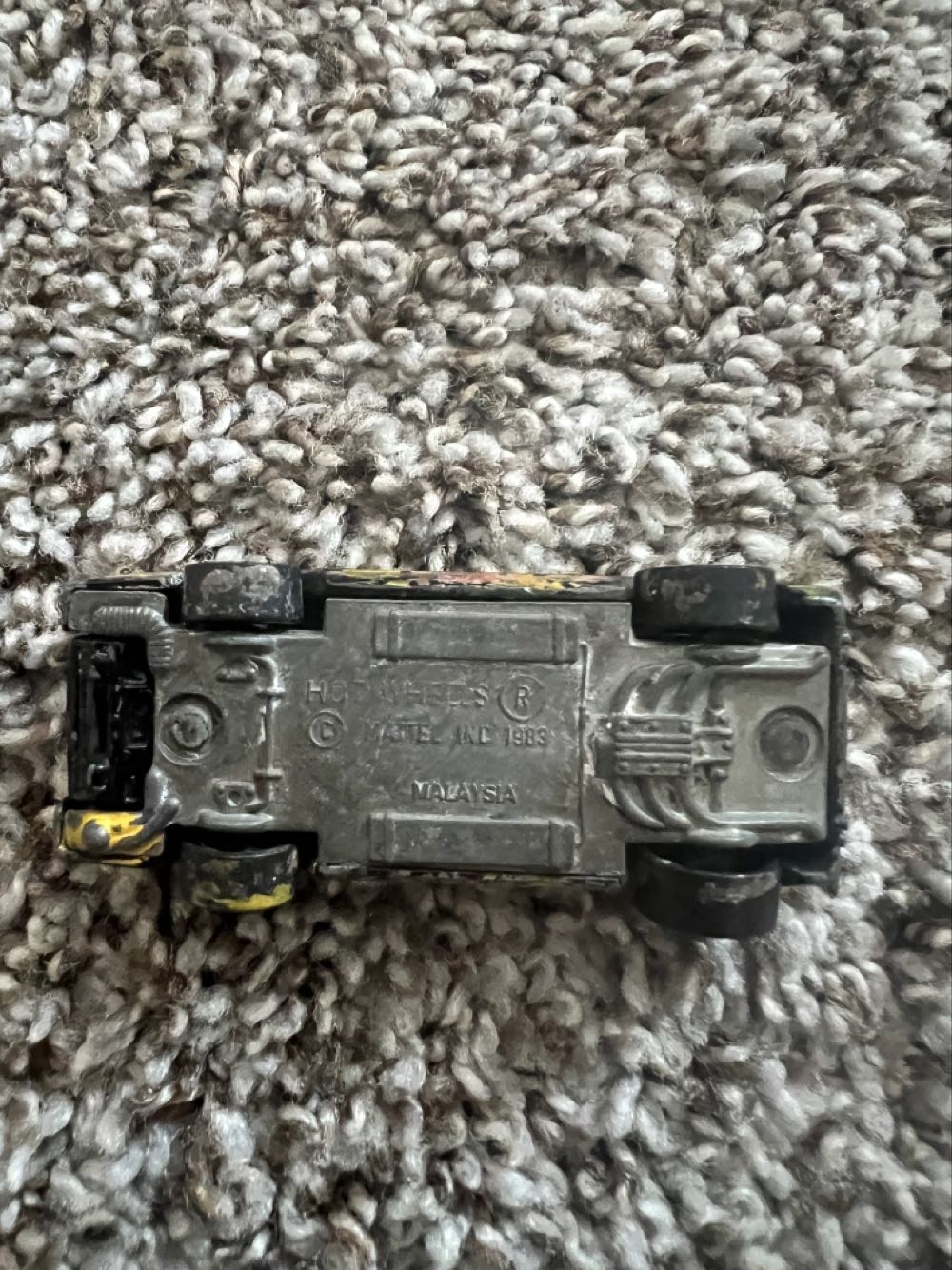 Smash Mobile (Black) - Mattel (Hotwheels Loose Crack-Ups) action figure collectible - Main Image 2