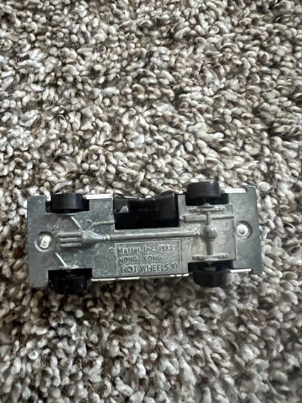 Crash Test Vehicle (White) - Mattel (Hotwheels Loose Crack-Ups) action figure collectible - Main Image 2