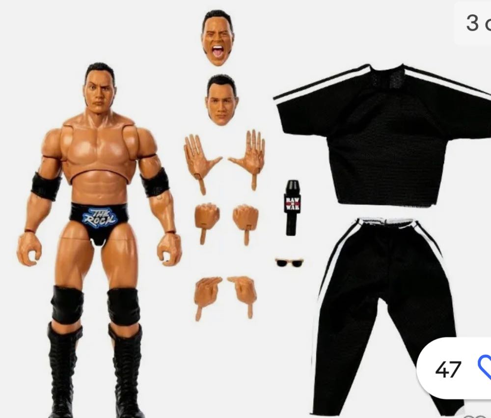 Rock - WWE Mattel (WWE Elite Ultimate Edition Legends 2023) action figure collectible - Main Image 2