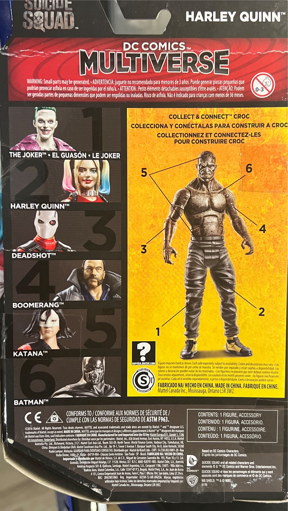 Harley Quinn - Suicide Squad: Mattel - Mattel - DC Comics (Suicide Squad) action figure collectible - Main Image 2