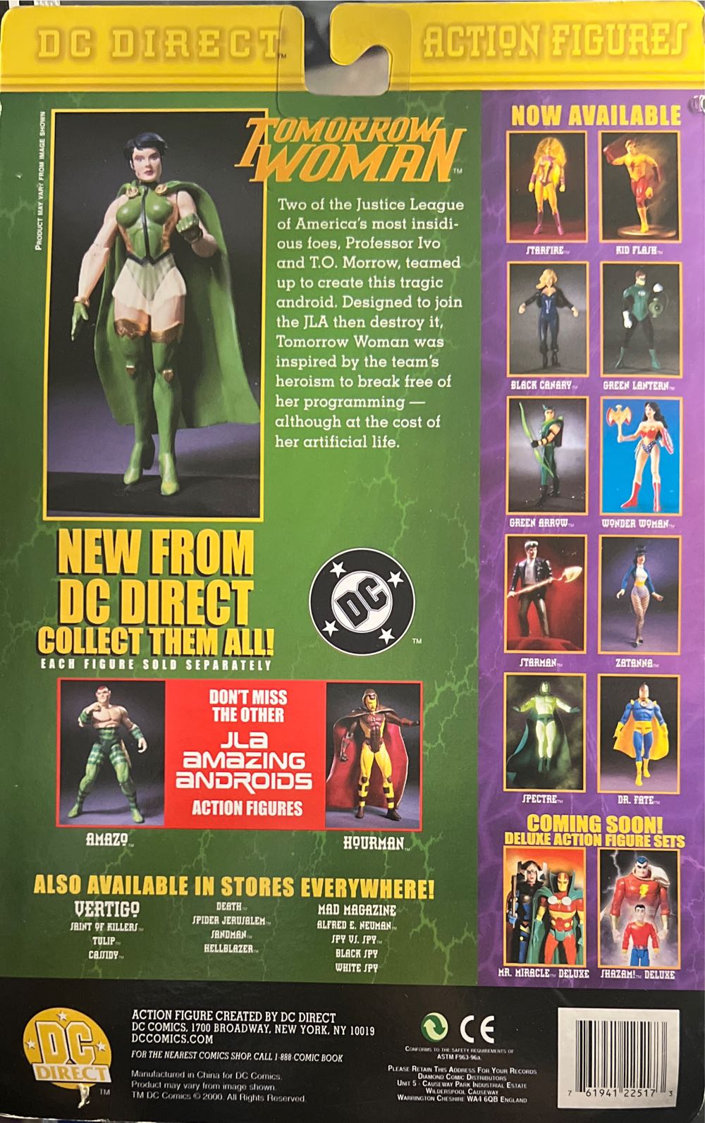 Tomorrow Woman - Amazing Androids: DC Direct - DC Direct (Amazing Androids) action figure collectible - Main Image 2