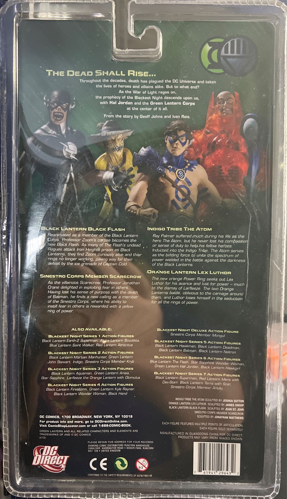 Flash Black Lantern - Blackest Night - DC Direct (Blackest Night) action figure collectible - Main Image 2