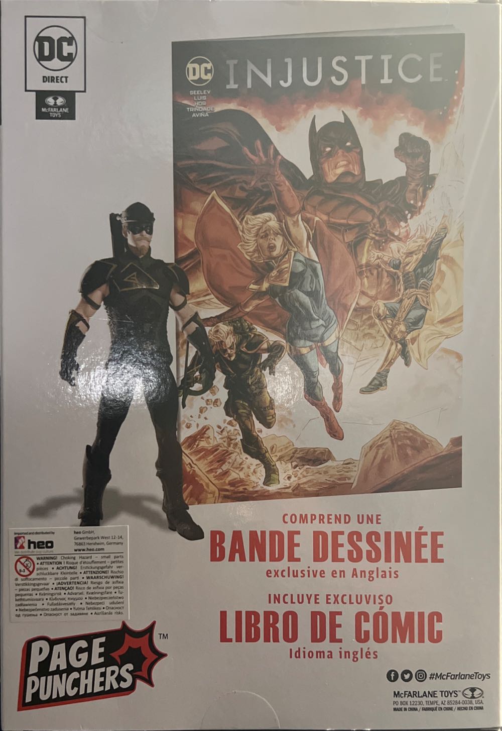 Green Arrow - Injustice 2 Page Punchers - Mcfarlane Page Punchers (DC Page Punchers) action figure collectible - Main Image 2