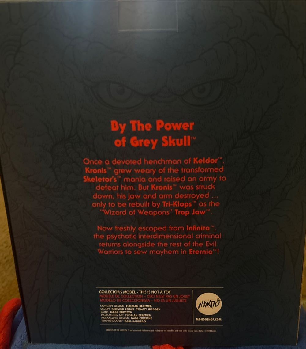 Mondo Trap Jaw - Mondo action figure collectible [Barcode 810041489661] - Main Image 2