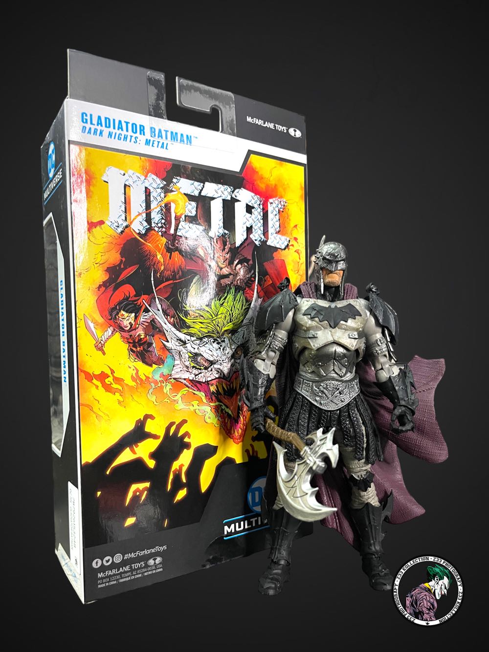 DC Multiverse (2023) (10x07) Gladiator Batman - McFarlane Toys (Dark Nights: Metal) action figure collectible - Main Image 2