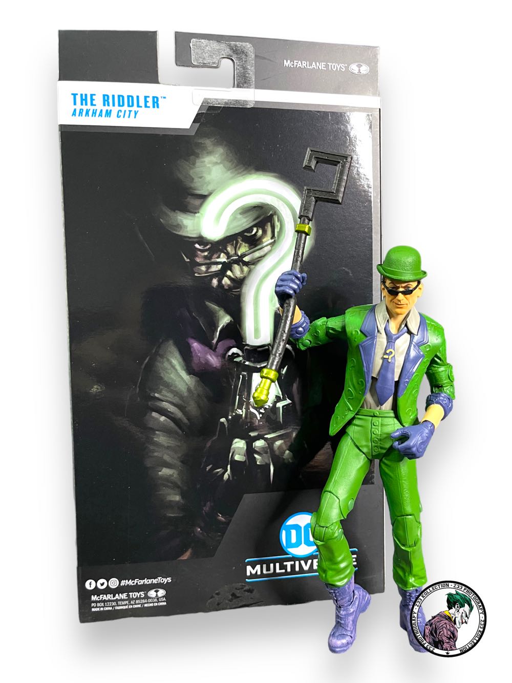 DC Multiverse (2023) (10x11) The Riddler - McFarlane Toys (Batman: Arkham City) action figure collectible - Main Image 3