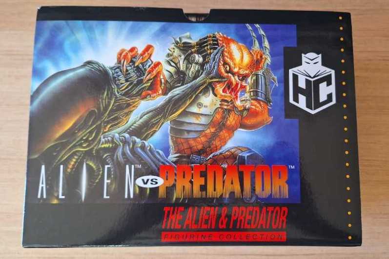 Eaglemoss Alien Vs Predator Video Game 2 Figurine Pack Set New Statue Snes Collector Variant  action figure collectible [Barcode 641945983197] - Main Image 2