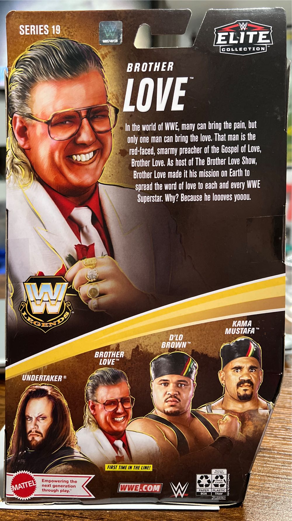 Brother Love - Mattel Wwe (WWE) action figure collectible - Main Image 2