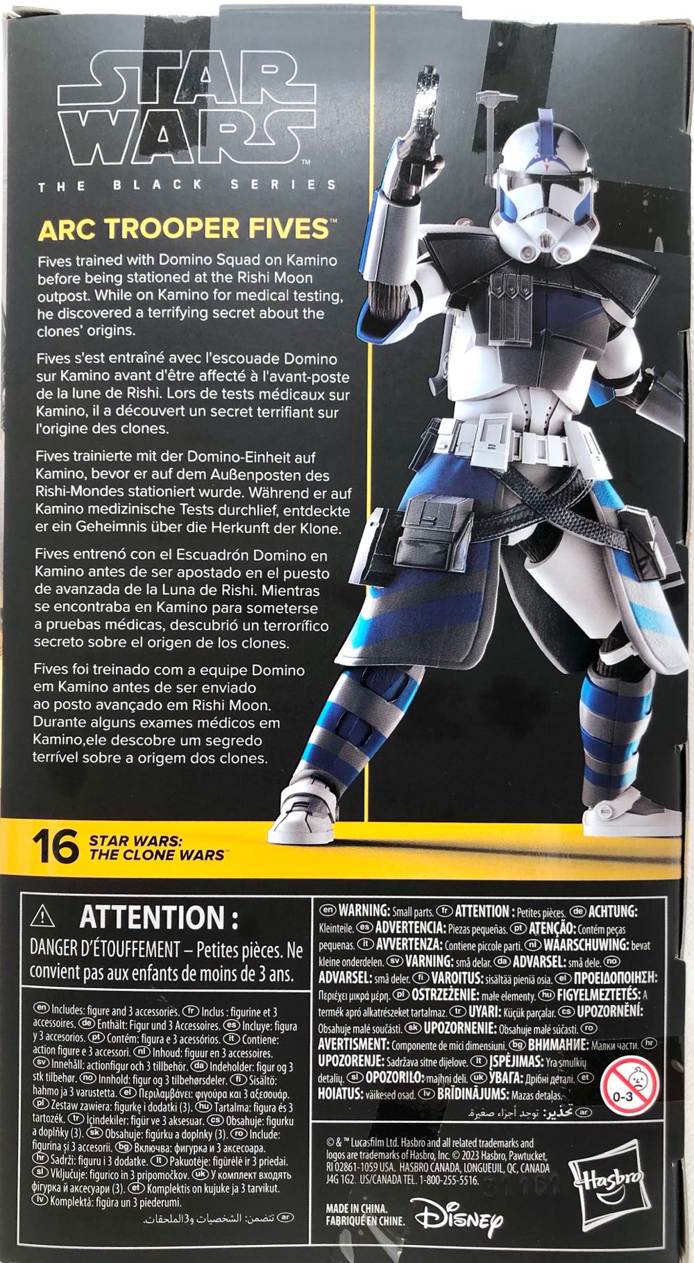ARC Trooper (Fives) - Hasbro (Star Wars Black 6”) (Star Wars) action figure collectible - Main Image 2