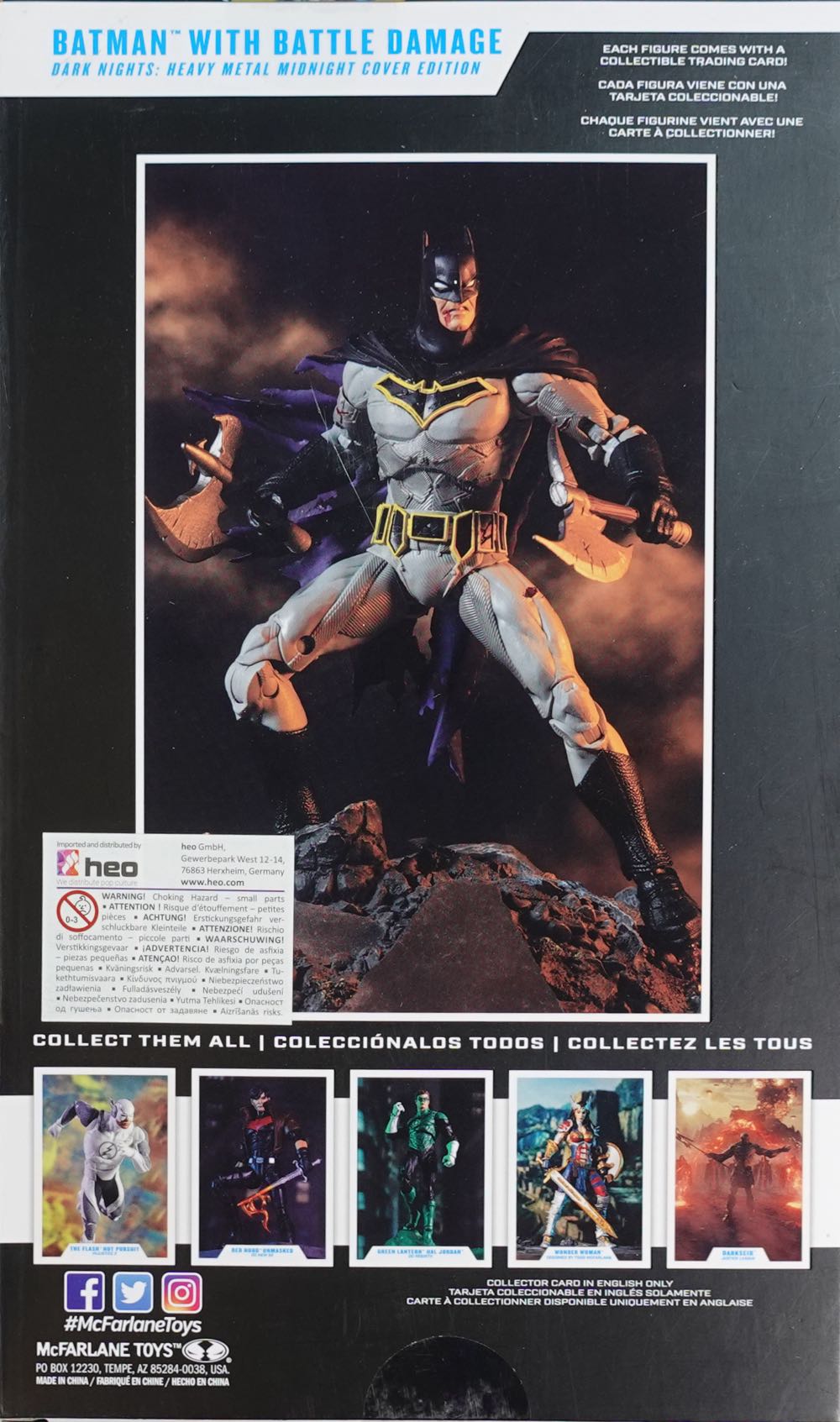 Batman - With Battle Damage - Dark Knights Death Metal - McFarlane Toys (DC Multiverse) (Dark Knights Death Metal) action figure collectible - Main Image 2