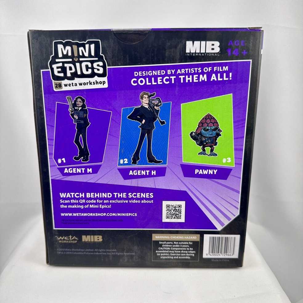 Weta Workshop Mini Epics Men In Black: International Agent M Men #28 ~ #1 Mib New!!  action figure collectible [Barcode 9420024729663] - Main Image 4