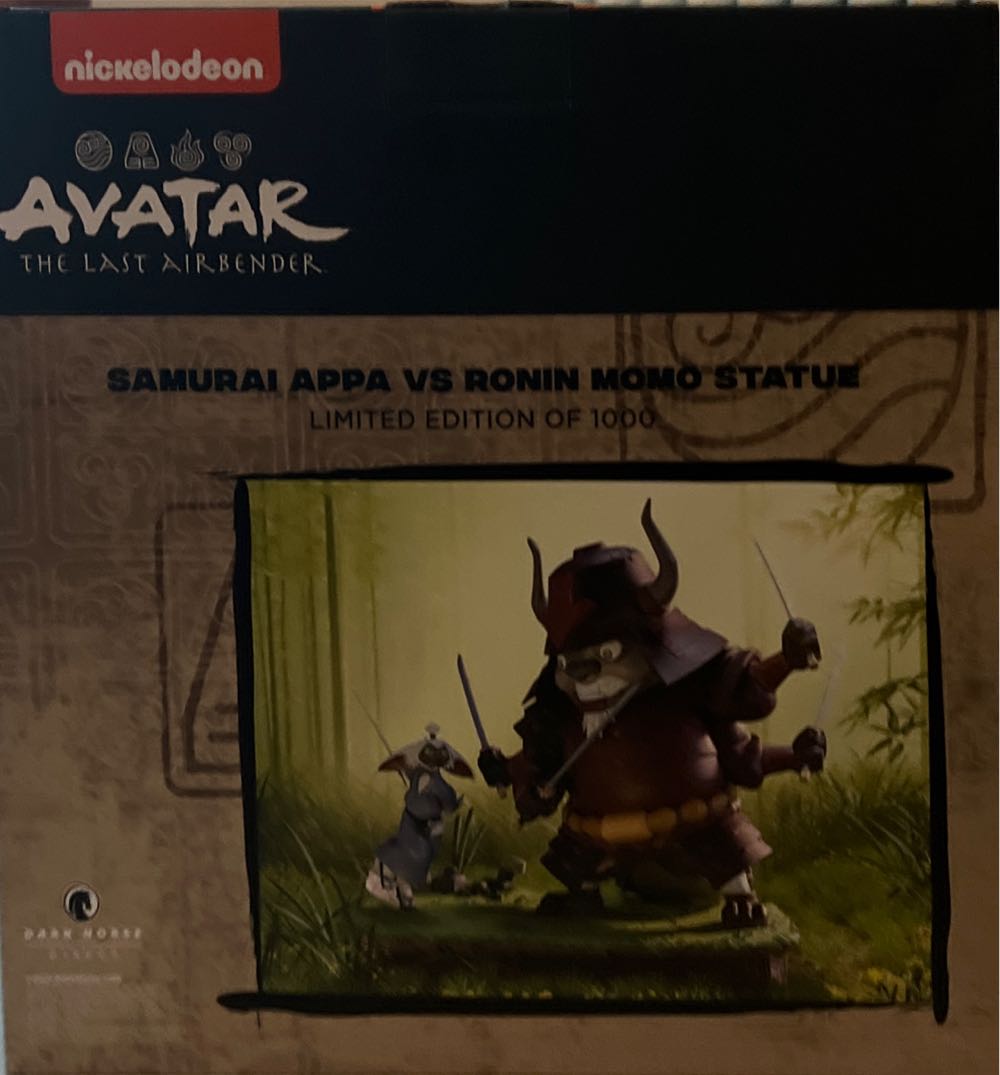 Samurai Appa Vs Ronin Momo Statue - Dark Horse Comics (Avatar The Last Airbender) action figure collectible [Barcode 761568009569] - Main Image 2