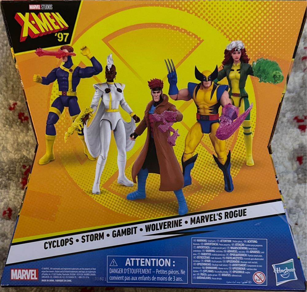 X-Men ‘97 5-Pack - Hasbro (X-Men) action figure collectible [Barcode 5010994193034] - Main Image 2