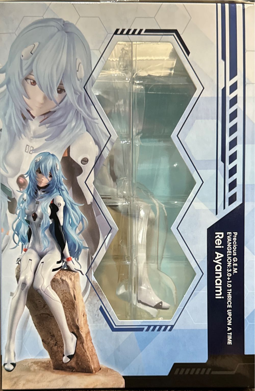Megahouse Evangelion: 3.01.0 Thrice Upon A Time: Rei Ayanami G.e.m. Series Pvc Figure - MegaHouse action figure collectible [Barcode 4535123833441] - Main Image 4