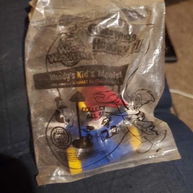 Little Caesars Woody Woodpecker Kids Meal Toy  action figure collectible - Main Image 2