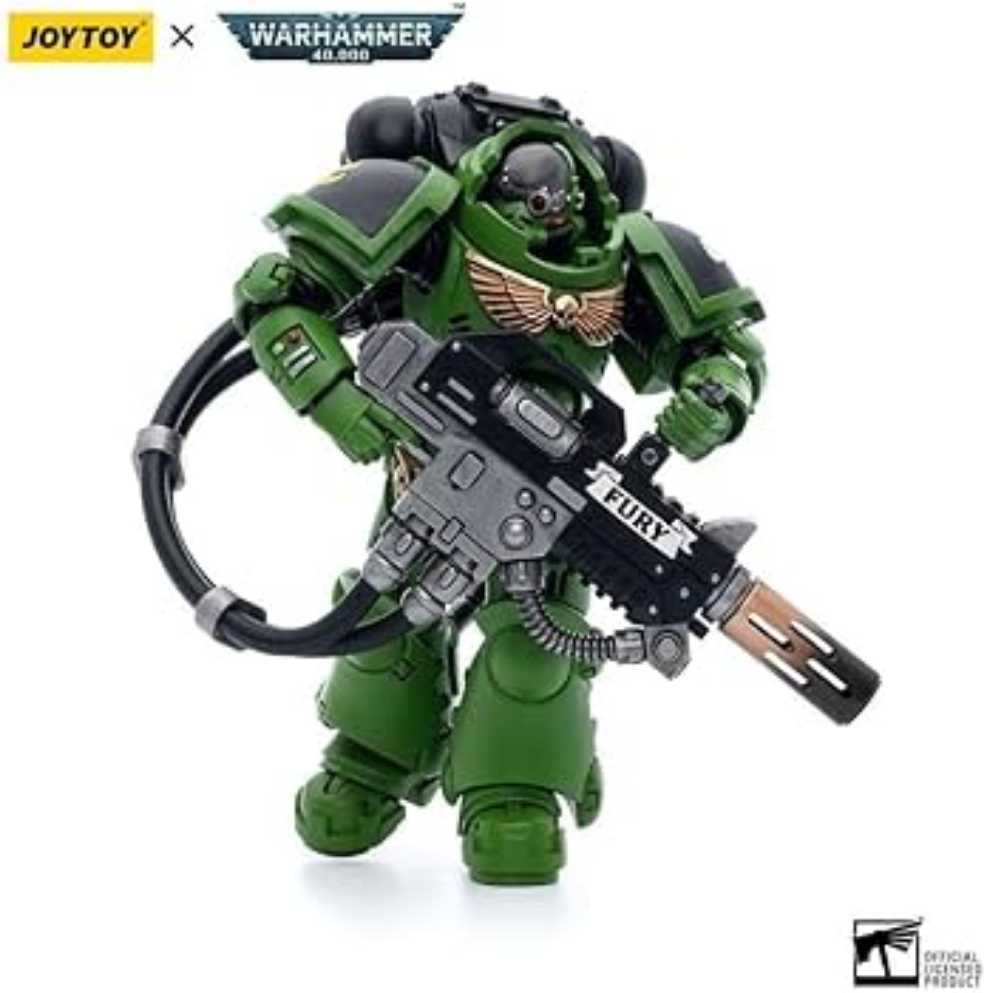Joytoy Warhammer 40k : Salamanders Assault Intercessors Brother Bragar  (Salamanders) action figure collectible [Barcode 6973130375253] - Main Image 2