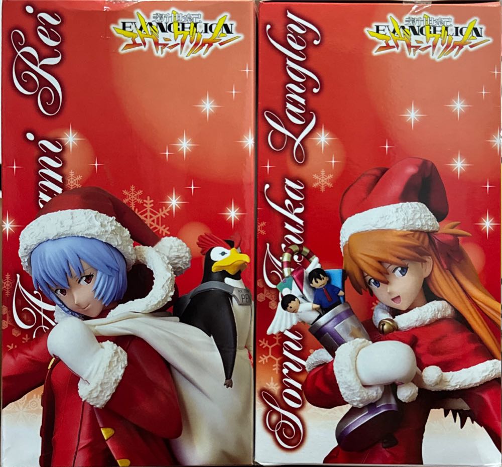 Neon Genesis Evangelion - Asuka & Rei Christmas Ver. - Sega action figure collectible - Main Image 2