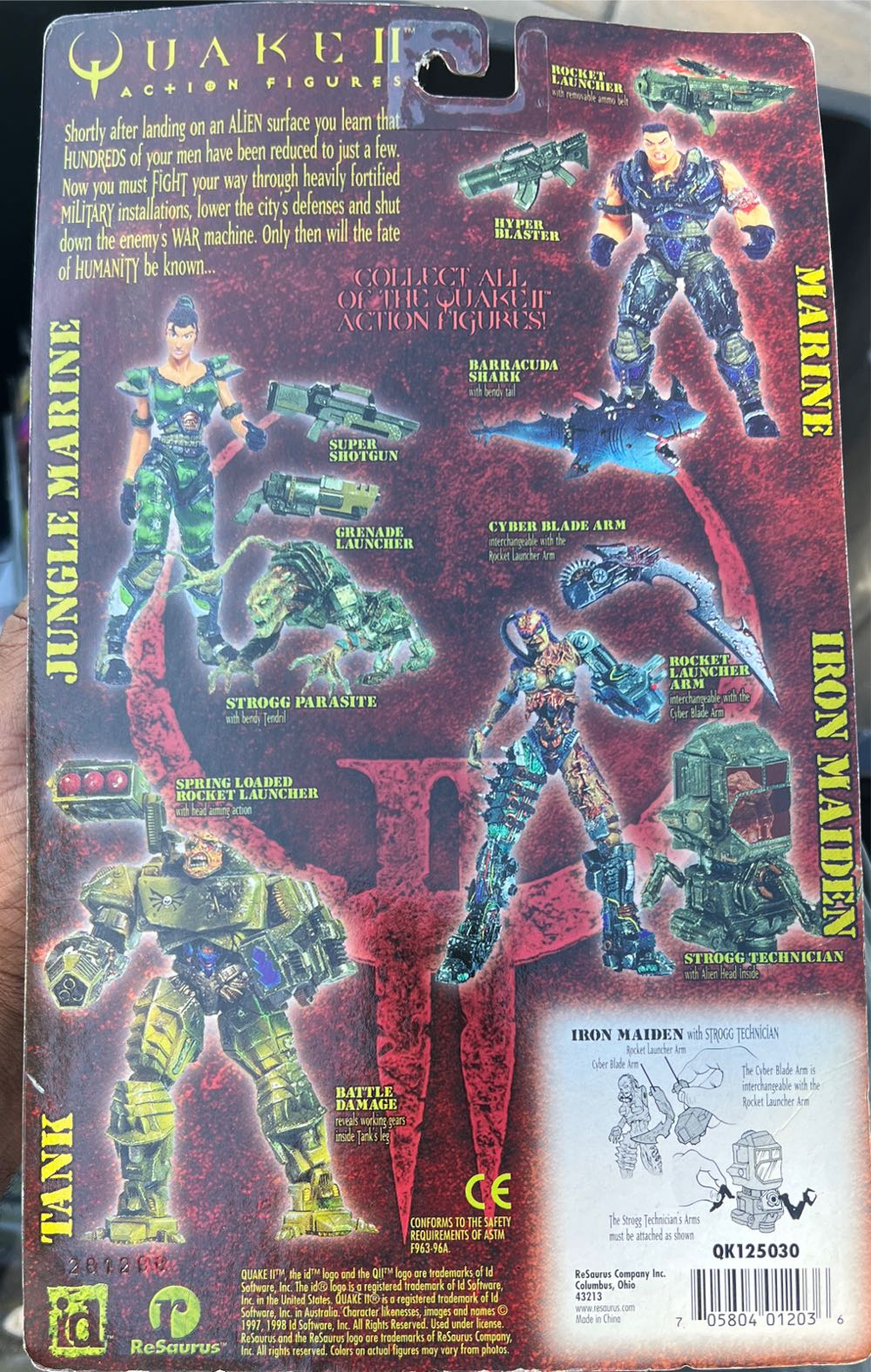 Quake 2 Alien Strogg Iron Maiden  action figure collectible [Barcode 705804012036] - Main Image 2