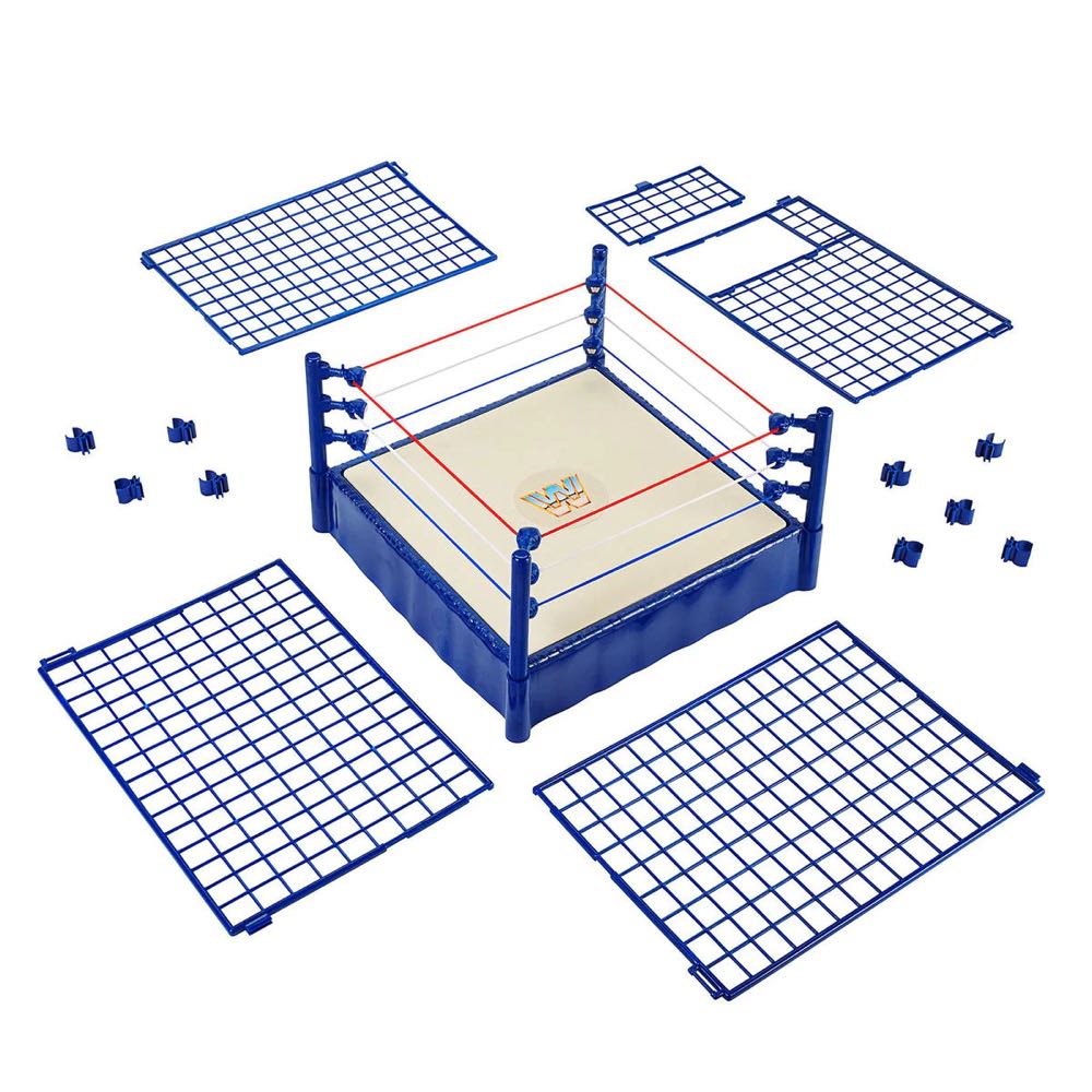 Accessories - Ring - Legends Classic Cage Playset - Mattel (WWE Legends) action figure collectible [Barcode 194735189717] - Main Image 3
