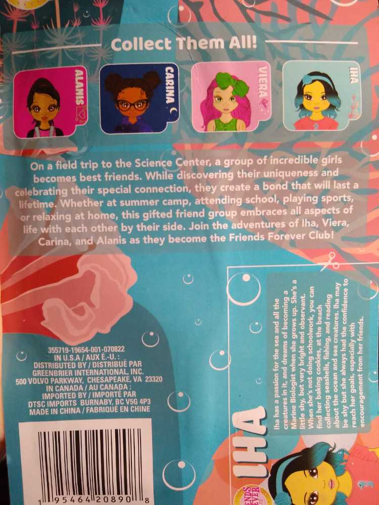 Friends Forever Club Doll - Greenbrier International (Friends Forever Club) action figure collectible [Barcode 195464208908] - Main Image 4