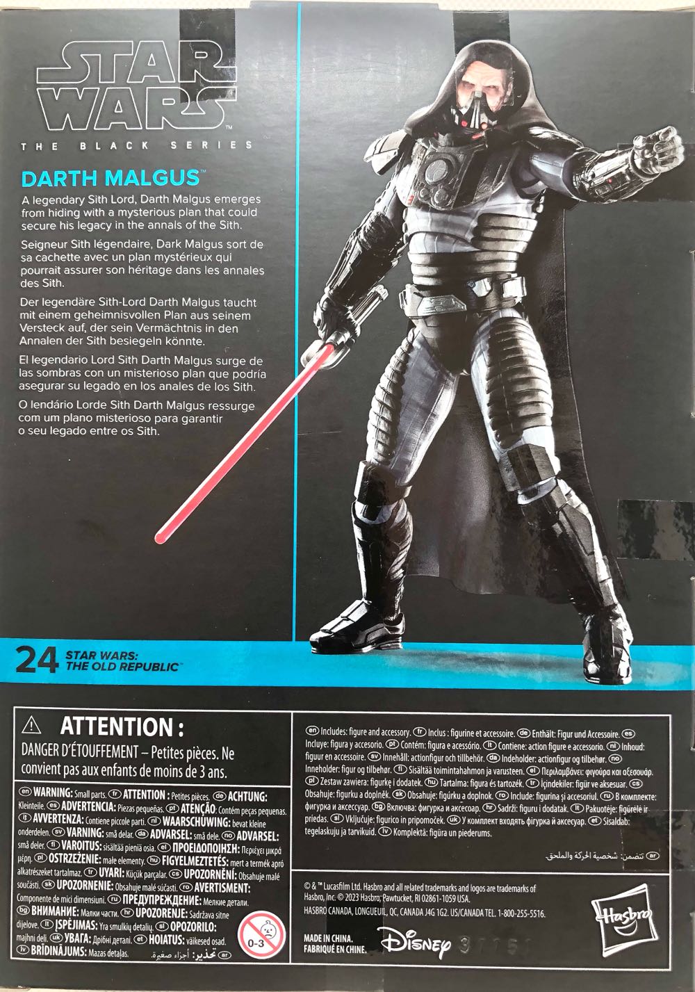 Darth Malgus (Gaming Greats) - Hasbro (Star Wars Black 6”) (Star Wars) action figure collectible - Main Image 2