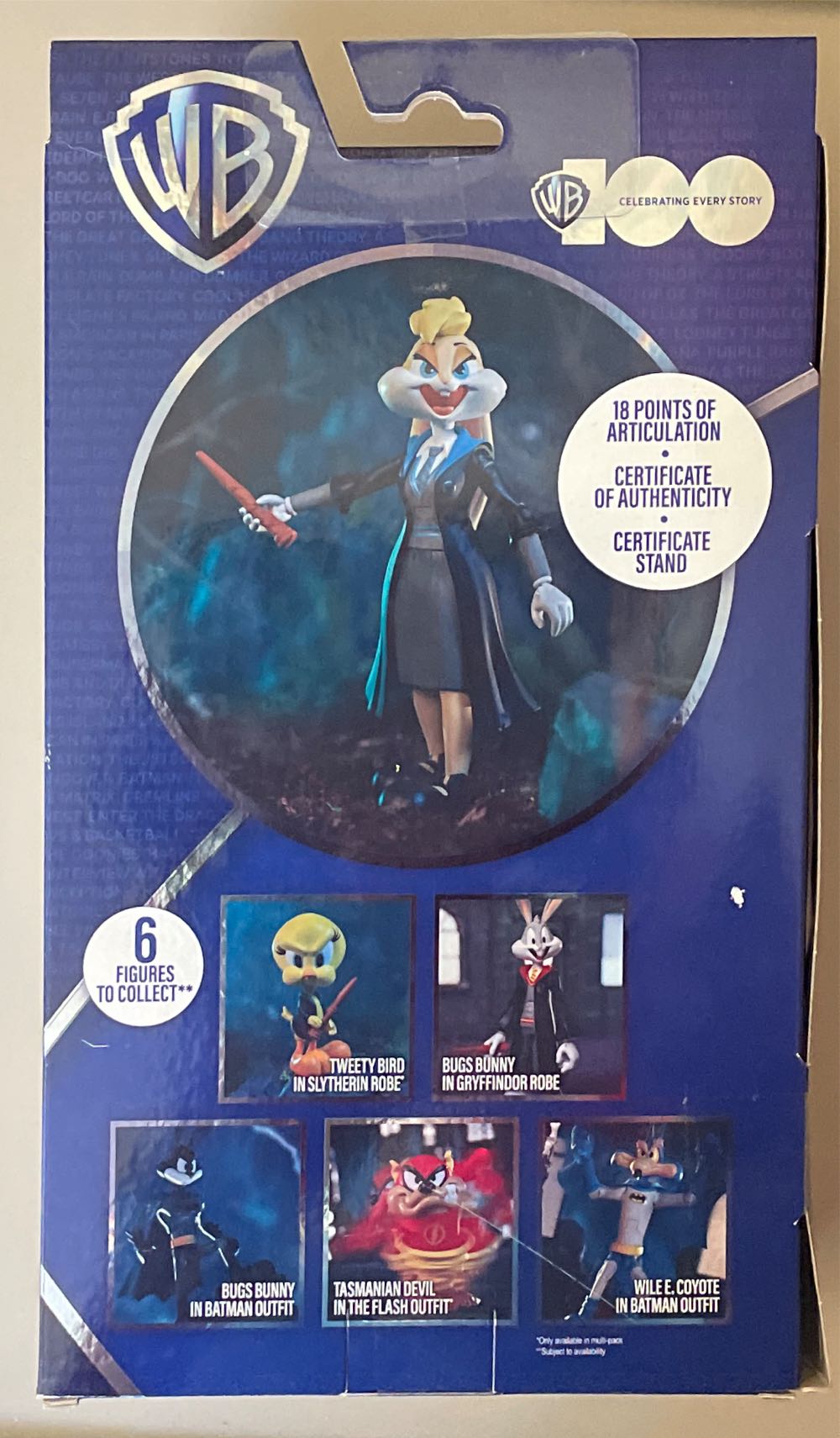 Warner Bros. Lola Bunny In Ravenclaw Robe - Headstart International action figure collectible [Barcode 840150228820] - Main Image 2