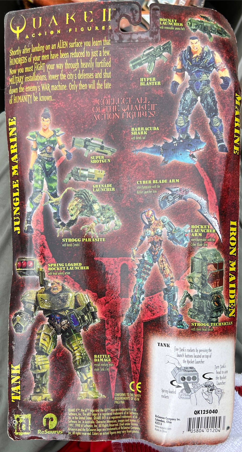 Quake 2 Alien Strogg Tank  action figure collectible [Barcode 705804012043] - Main Image 2