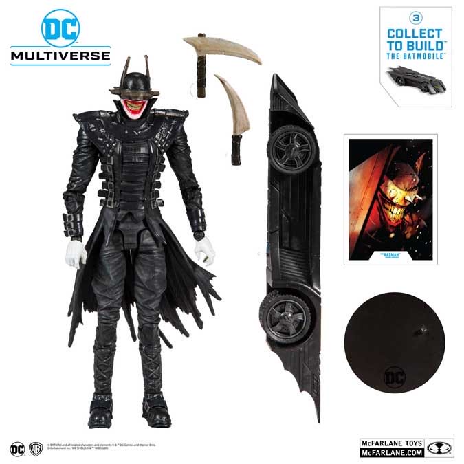 Batman Who Laughs - McFarlane Toys™ (DC: Multiverse: 7 IN (2020): Batmobile) action figure collectible - Main Image 2